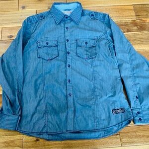 Sovereign Code Striped Blue Shirt